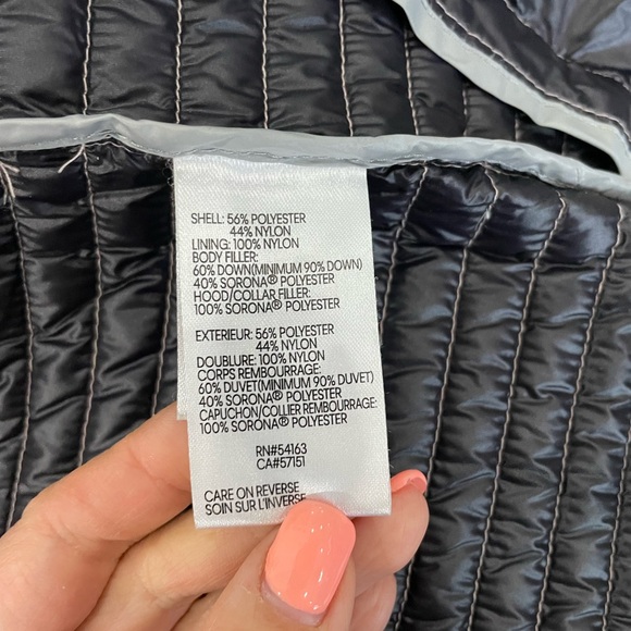 Calvin Klein rose gold packable down blend puffer coat jacket- medium - Picture 2 of 10